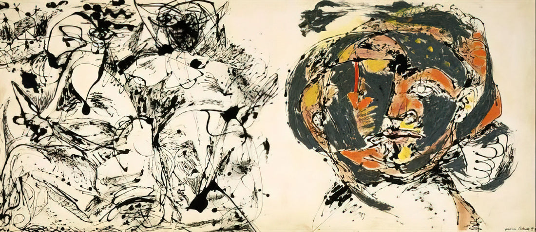 Jackson Pollock's 'The Accountant': A Pivotal Work in Abstract Expressionism - PORTRAIT AND A DREAM 1953 by Jackson Pollock