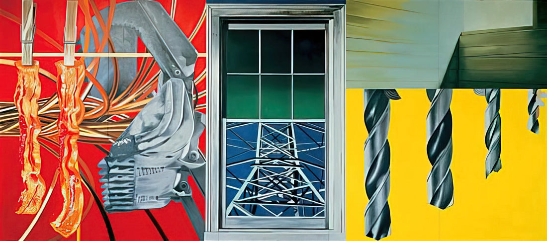 James Rosenquist Prints for Sale: A Collector's Guide to Pop Art Masterpieces - Industrial Cottage by James Rosenquist