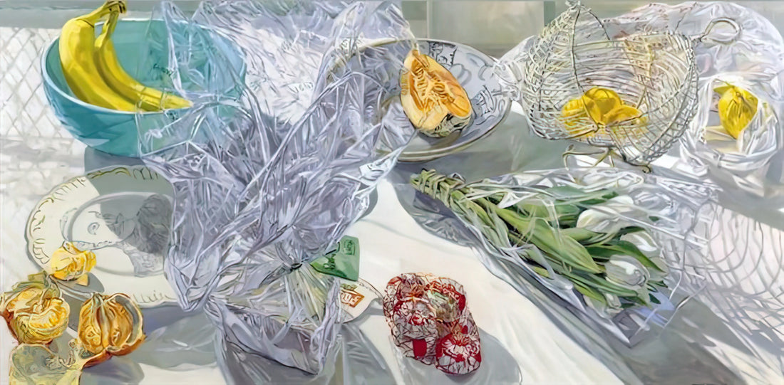 Janet Fish Art Prints: A Collector's Guide to Her Luminous Still Lifes - WHITE TULIPS 1999 by Janet Fish