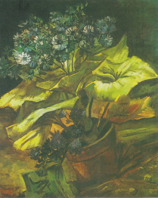 Japanese Prints and Vincent van Gogh: The Transformative Influence of Ukiyo-e on a Post-Impressionist Master - Flower Pot with Asters by Vincent van Gogh