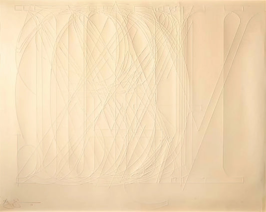 Jasper Johns: Decoding the American Icon Who Redefined Modern Art - ALPHABET 1969 by Jasper Johns