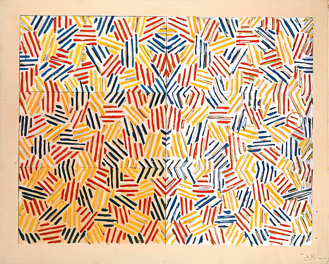 Jasper Johns: The Painter Who Redefined American Art Through Flags, Targets, and Everyday Objects - CORPSE AND MIRROR 1969 0 by Jasper Johns