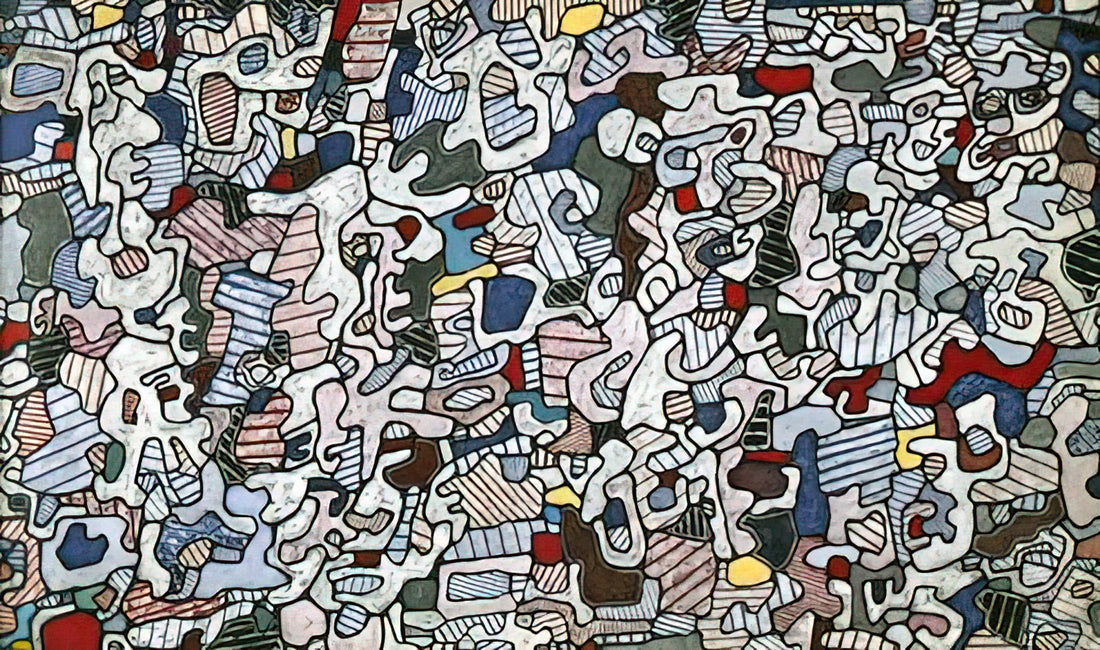 Jean Dubuffet Acrylic Print: A Guide to the Artist's Radical Vision in Modern Art - L HOURLOUPE 1966 by Jean Dubuffet