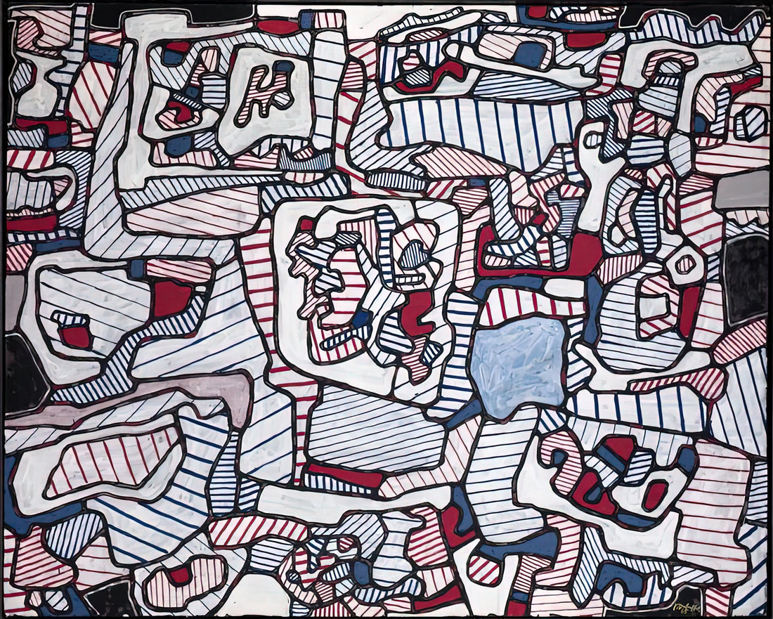Jean Dubuffet Assemblage Art: The Radical Vision of Art Brut - SITE INHABITED BY OBJECTS 1965 by Jean Dubuffet