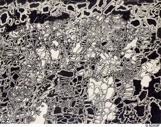 Jean Dubuffet Posters: Exploring the Raw Energy of Art Brut in Your Space - BRIGHT METEOR by Jean Dubuffet