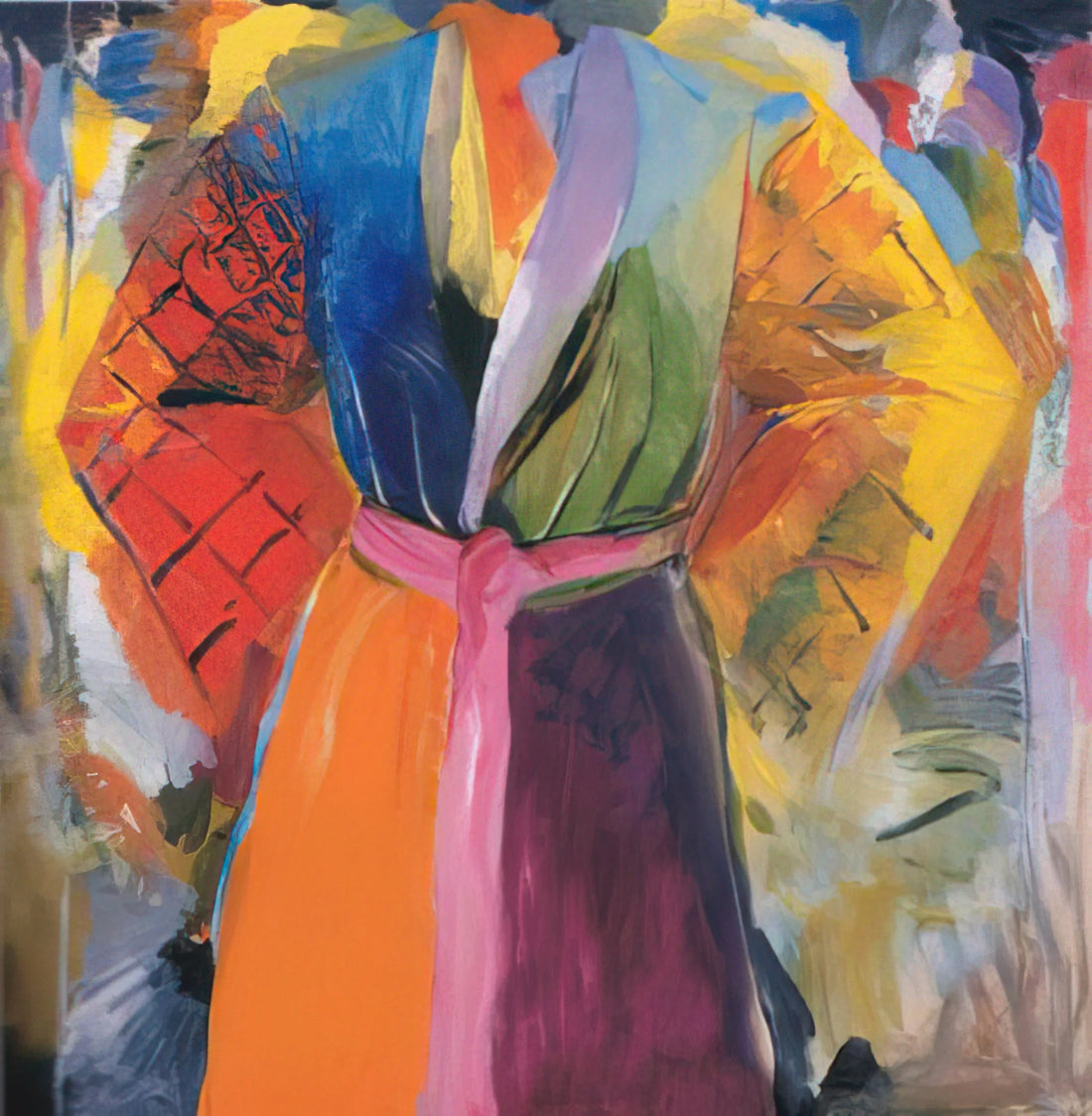 Jim Dine Gallery: Exploring the Iconic Artist's Heart, Tools, and Poetic Objects - THE ROBE FOLLOWING HER 4 1985 by Jim Dine