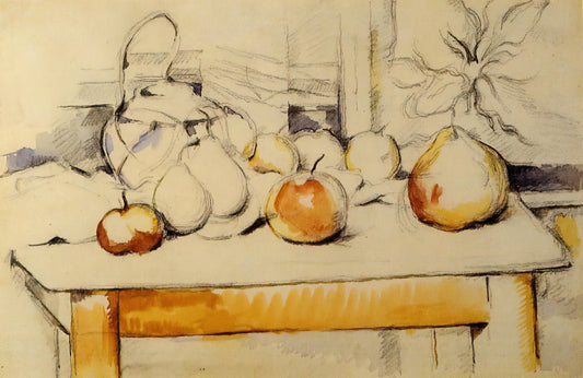 John Rewald & Cézanne: The Definitive Scholar Who Shaped Modern Art History - Pot of Ginger and Fruits on a Table by Paul Cézanne