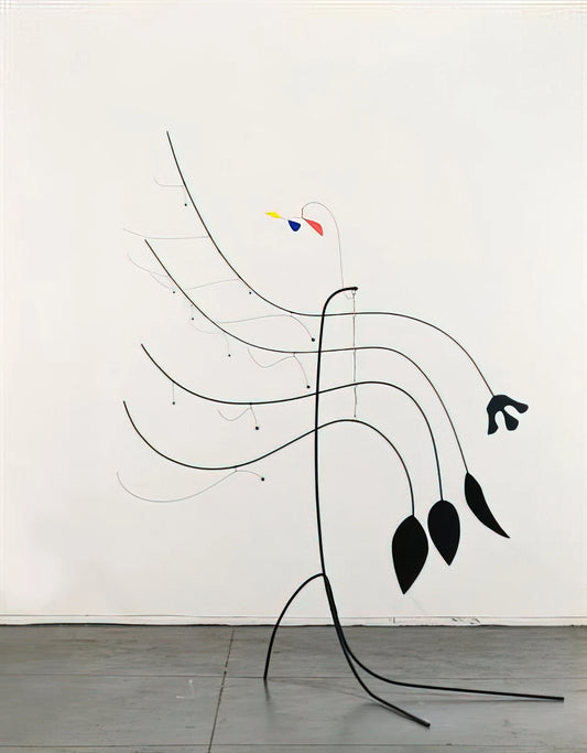 Josephine Baker Calder Sculpture: A Masterpiece of Modernist Portraiture - FOUR LEAVES AND THREE PETALS 1939 by Alexander Calder