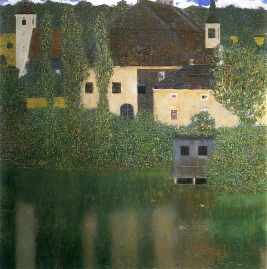 Judith Klimt Poster: The Allure of Gustav Klimt's Femme Fatale in Modern Art Prints - WATER CASTLE by Gustav Klimt
