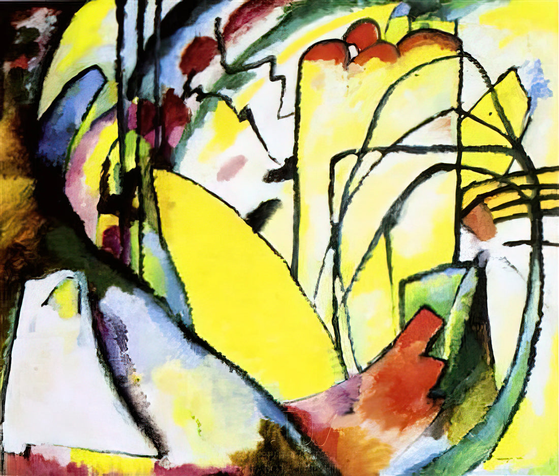 Kandinsky Posters Amazon: Why Museum-Quality Prints Matter for Abstract Art - IMPROVISATION 10 1910 by Wassily Kandinsky