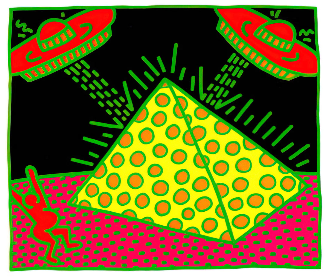 Keith Haring Motif: Decoding the Iconic Visual Language of a Pop Art Pioneer - UNTITLED 1983 3 by Keith Haring