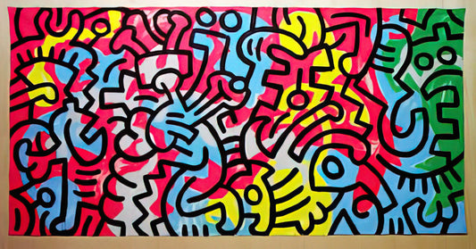Keith Haring Poster Prints: A Guide to Collecting the Pop Art Icon's Work - UNTITLED 1987 by Keith Haring