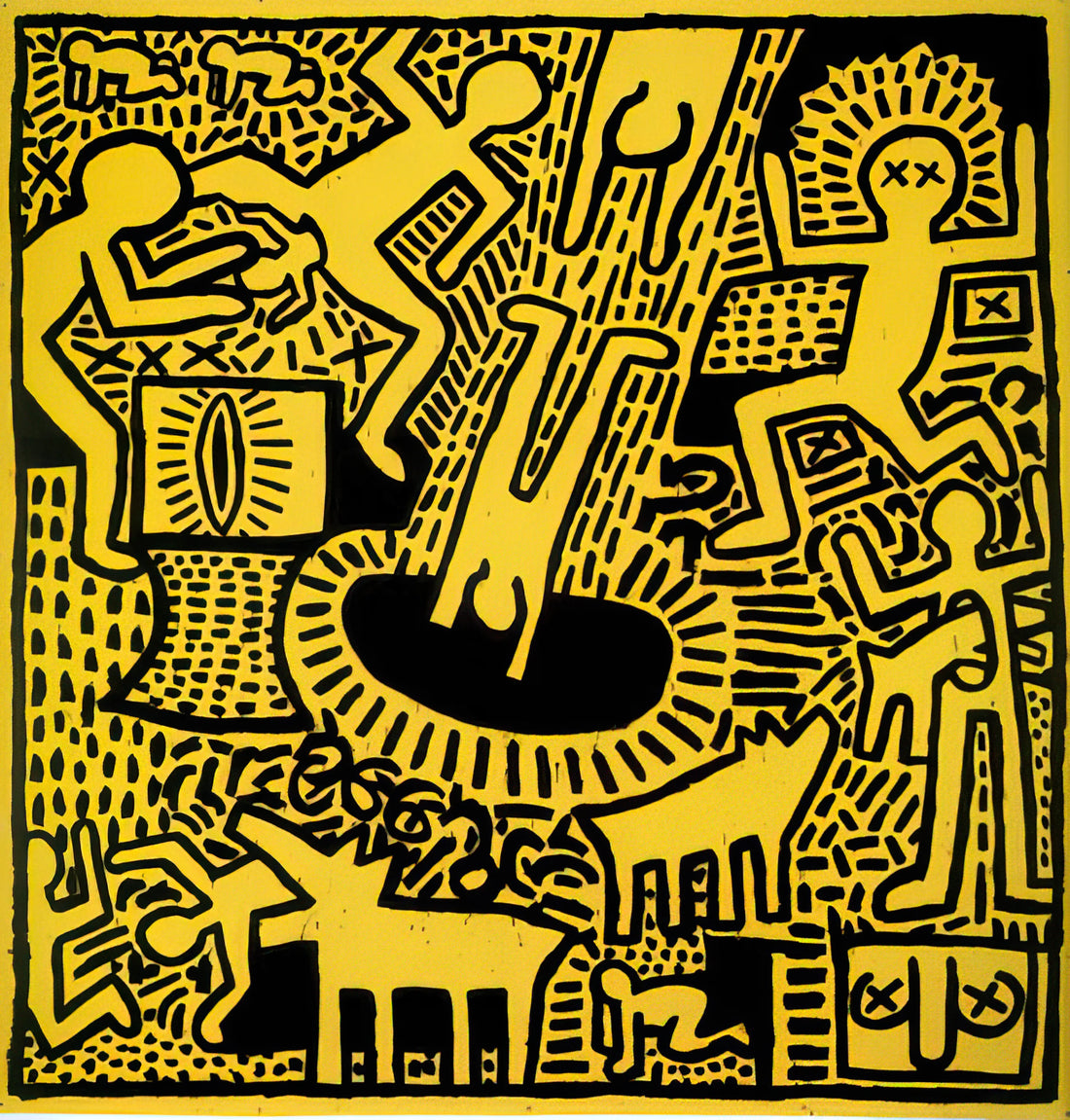 Keith Haring Poster on Amazon: A Collector's Guide to Authenticity, Value & Artistry - UNTITLED 1981 by Keith Haring