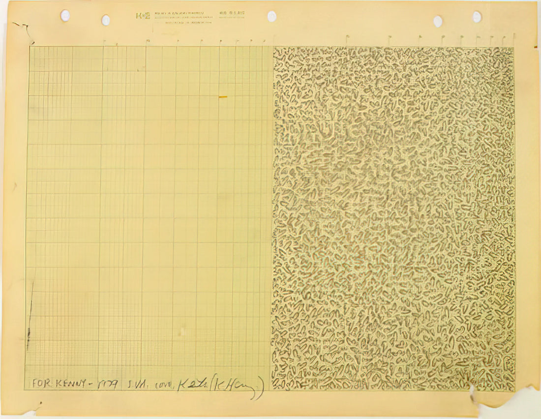Keith Haring Prints for Sale: A Collector's Guide to Iconic Pop Art - UNTITLED FOR KENNY 1979 by Keith Haring