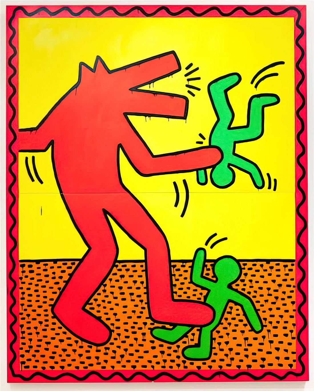 Keith Haring and OBEY: The Intersection of Street Art, Activism, and Cultural Legacy - UNTITLED 1982 1 by Keith Haring
