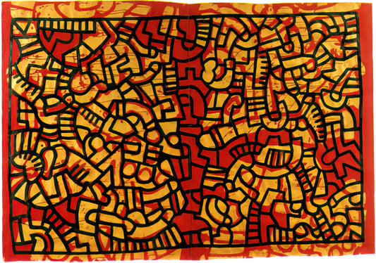 Keith Haring, Basquiat, and Warhol: The Trio That Redefined 1980s Art and Culture - UNTITLED 1979 by Keith Haring