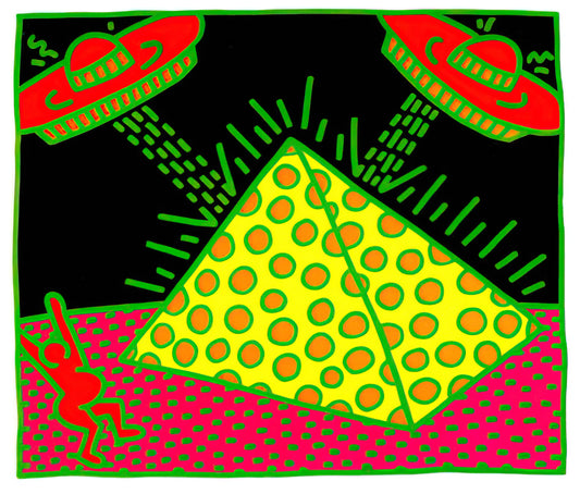 Keith Haring, Coach Disney, and the Pop Art Legacy: A Collector's Guide to Iconic Collaborations - UNTITLED 1983 3 by Keith Haring