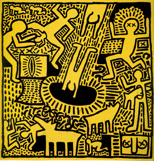 Keith Haring: The Absolute Icon of Pop Art and Street Culture - UNTITLED 1981 by Keith Haring