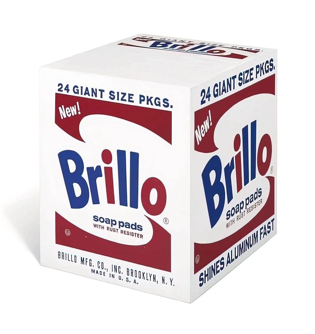 Kidrobot Andy Warhol: The Pop Art Revolution in Vinyl Collectibles - Brillo Soap Pads by Andy Warhol