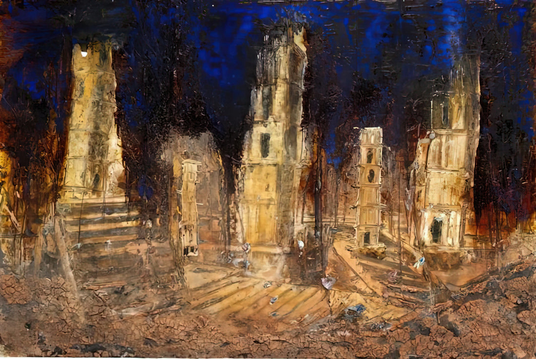 Kieffer Artist: The Contemporary Visionary Redefining Modern Art Prints - WALHALLA 2016 by Anselm Kiefer