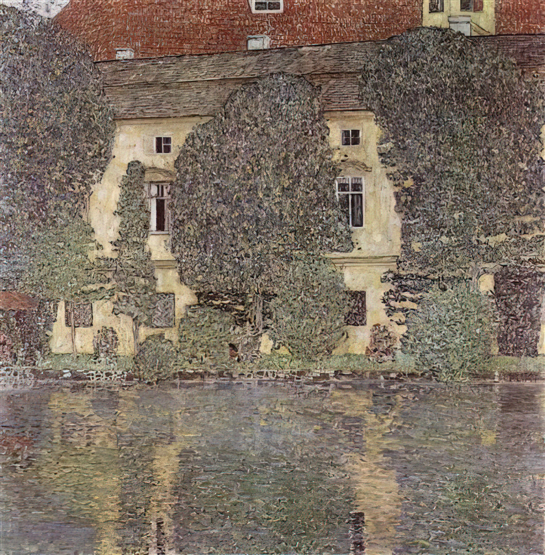 Klimt Canvas Wall Art: A Curator's Guide to Golden Elegance and Modern Display - THE SCHLOSS KAMMER ON THE ATTERSEE III 1910 by Gustav Klimt