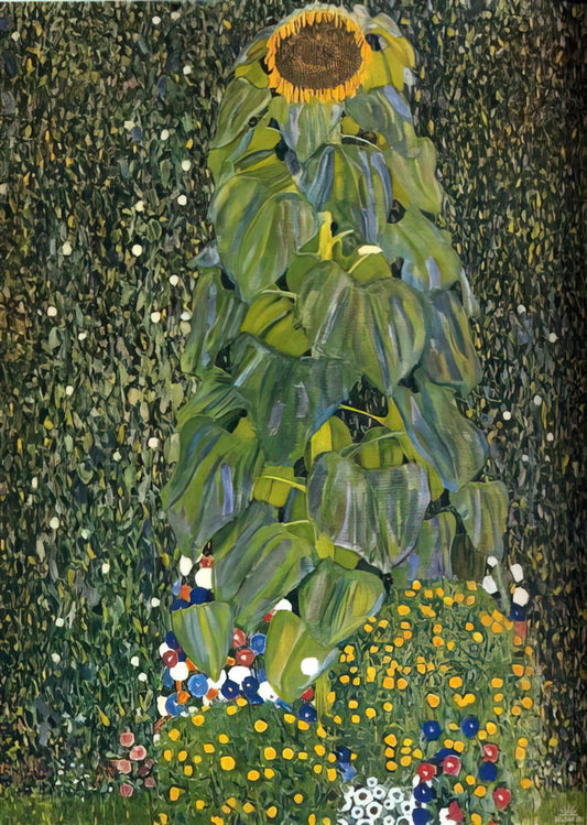 Klimt Church: The Spiritual Architecture in Gustav Klimt's Art - THE SUNFLOWER 1907 by Gustav Klimt