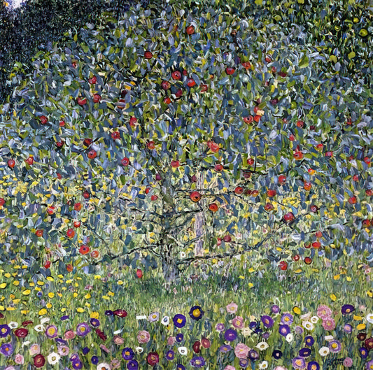 Klimt Drawings: The Intimate, Unseen Foundation of a Master's Golden Vision - APPLE TREE I by Gustav Klimt