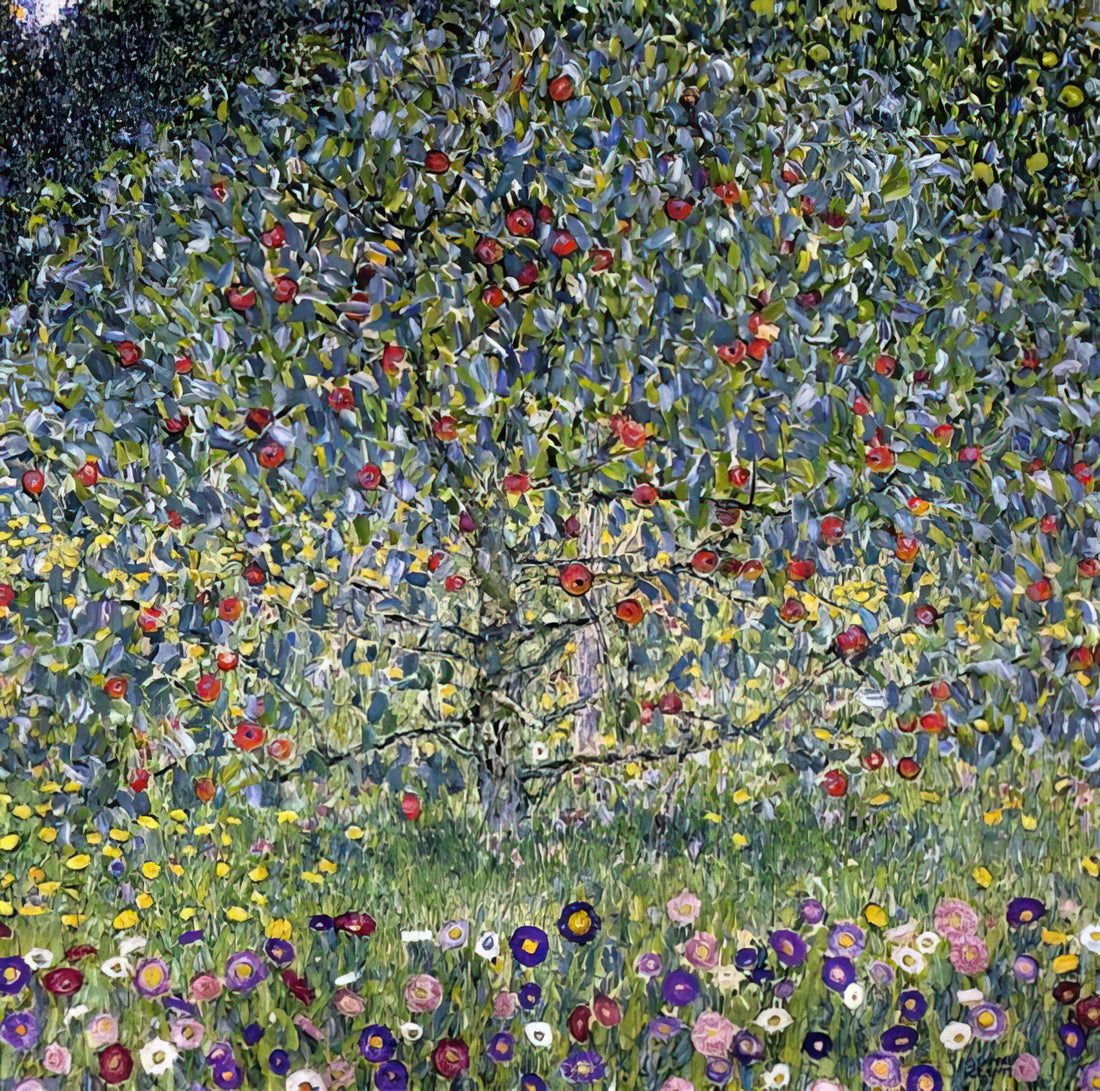 Klimt Masterpiece: Decoding the Golden Genius of Gustav Klimt's Iconic Art - APPLE TREE I by Gustav Klimt