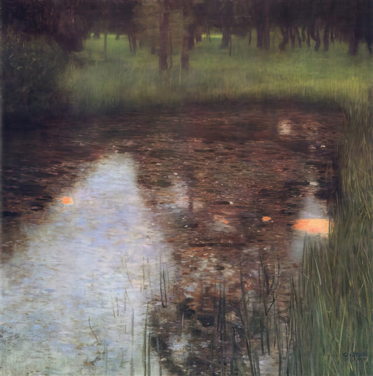 Klimt Replica: Understanding the Art, Value, and Ethical Considerations of Gustav Klimt Reproductions - THE SWAMP 1900 by Gustav Klimt