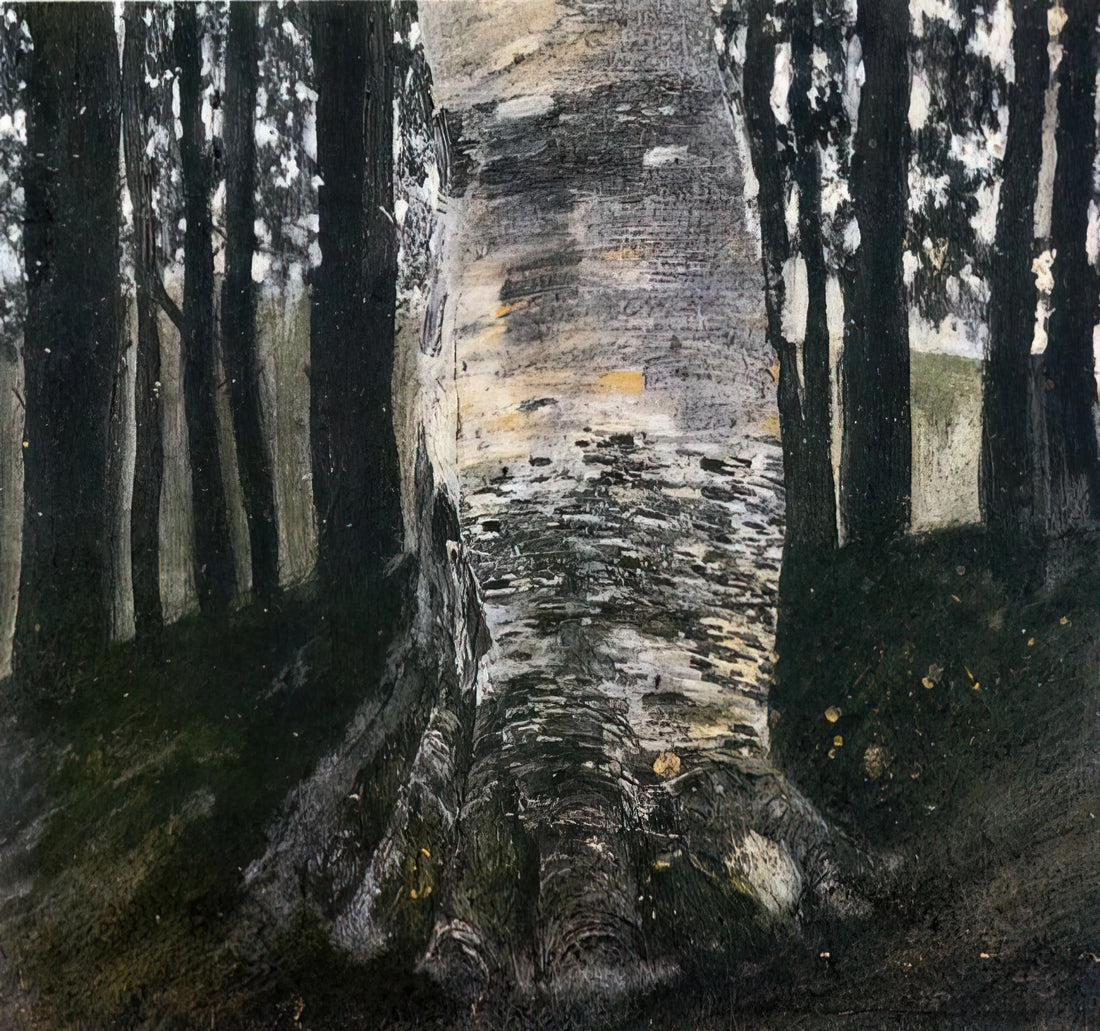 Klimt Saal: The Vienna Secession's Golden Hall and Its Artistic Legacy - BIRCH IN A FOREST by Gustav Klimt