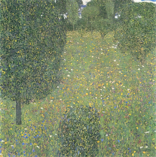 Klimt Secession Poster: The Definitive Guide to Vienna's Golden Age Icon - LANDSCAPE GARDEN MEADOW IN FLOWER by Gustav Klimt