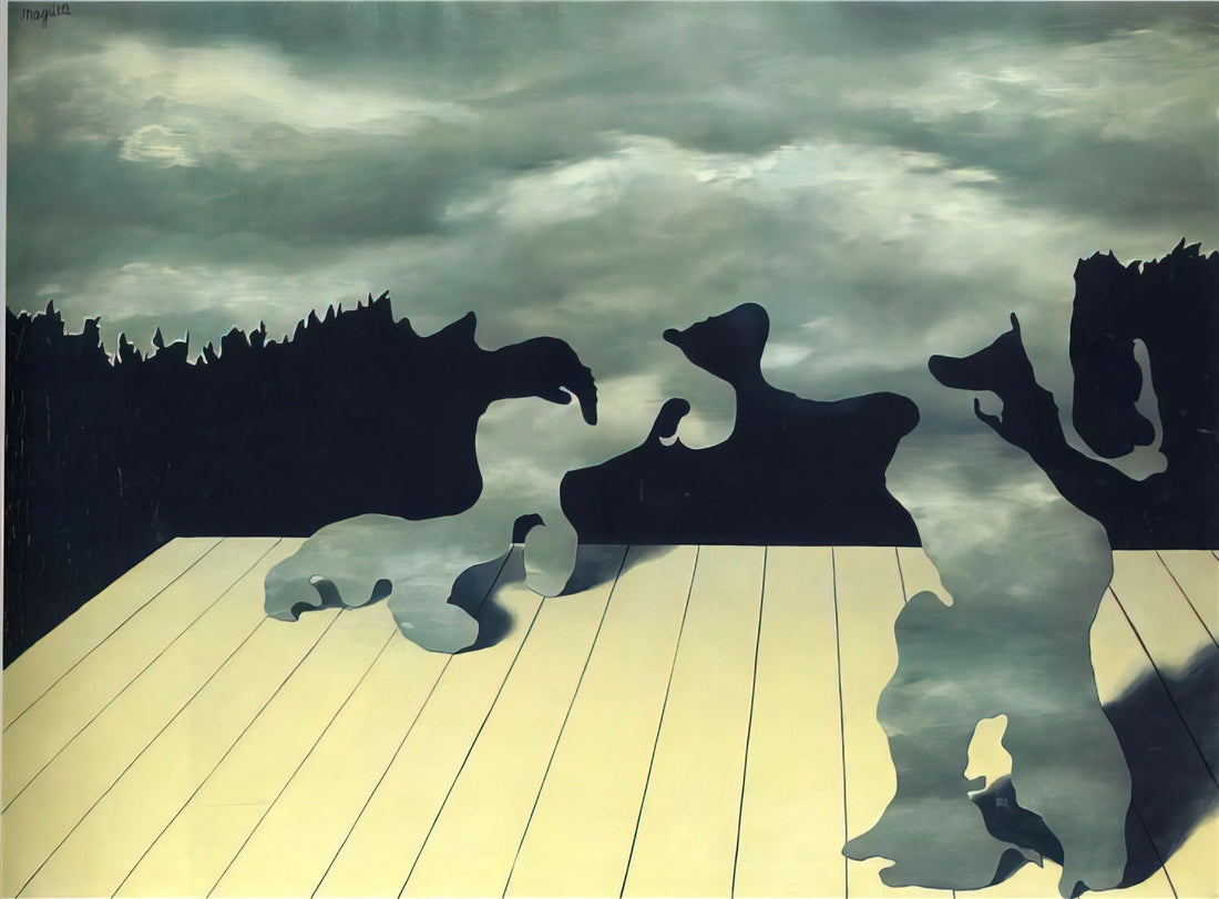 La Ligne de Vie Magritte: Decoding the Surrealist Master's Philosophical Journey - THE MUSCLES OF THE SKY 1927 by Rene Magritte