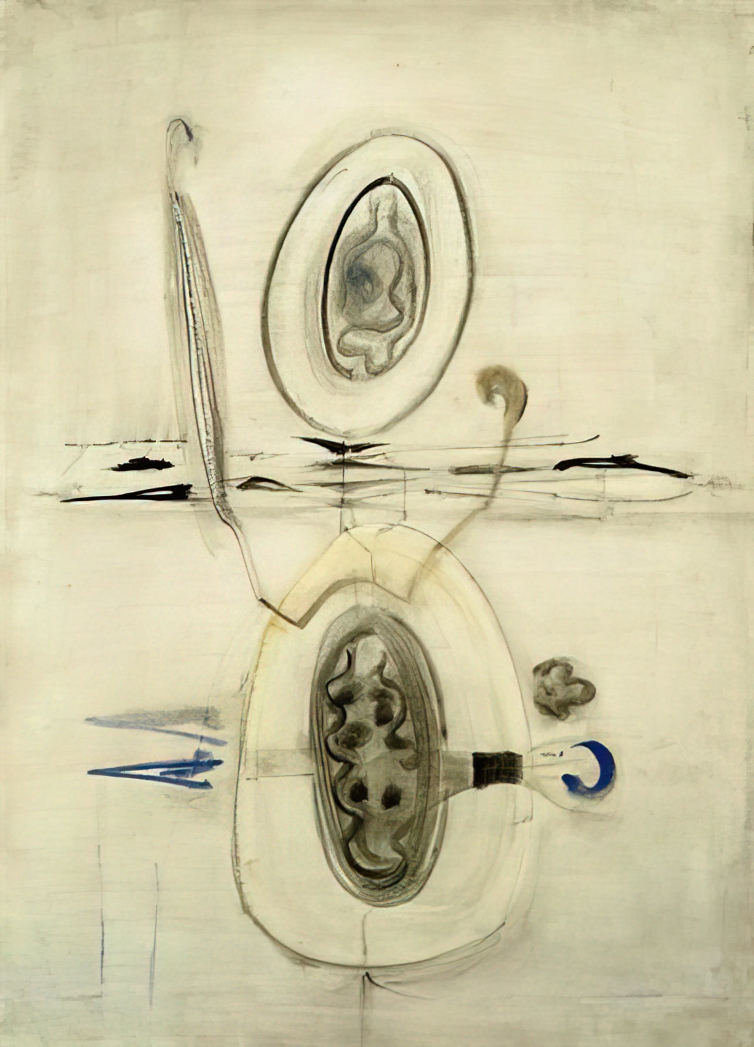 Large Mark Rothko Prints: The Transformative Power of Scale in Abstract Expressionism - Untitled - 1940 by Mark Rothko
