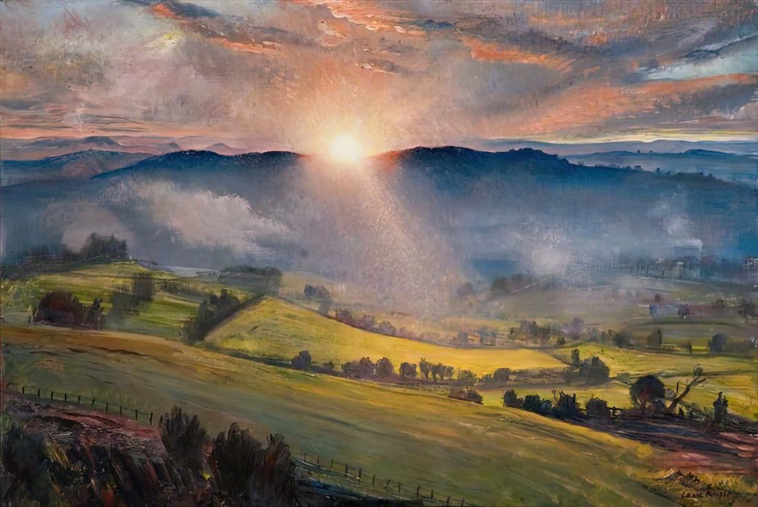 Laura and Harold Knight: The Artistic Partnership That Defined British Modernism - SUNDOWN 1947 by Laura Knight