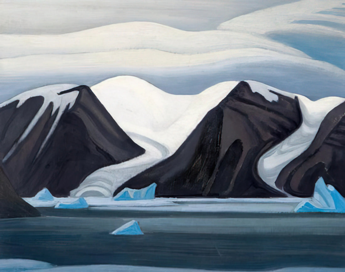 Lawren Harris Limited Edition Prints: A Collector's Guide to Canadian Modernism - Nerke, Greenland - 1930 by Lawren Harris