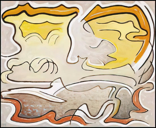 Lawren S. Harris Paintings: A Journey Through Canadian Modernism and Spiritual Abstraction - LSH 83 - 1957 by Lawren Harris