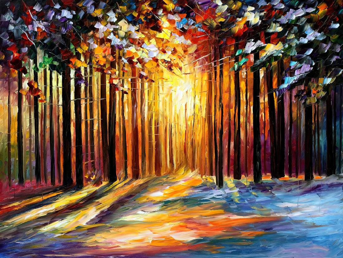 Leonid Afremov Canvas Print: A Collector's Guide to Vibrant Impressionism - Leonid Afremov by Leonid Afremov
