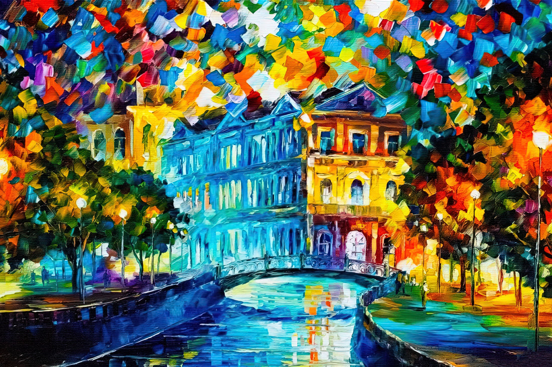 Leonid Afremov Canvas Wall Art: A Vibrant Print for Home Decor - Leonid Afremov by Leonid Afremov