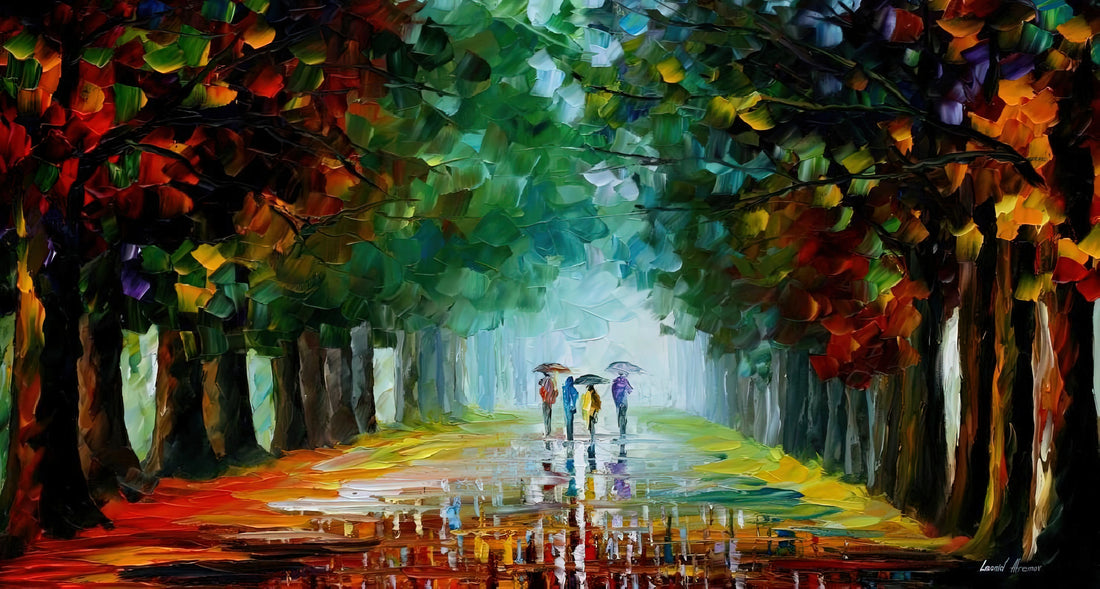 Leonid Afremov Canvas: The Vibrant World of a Modern Impressionist Master - Leonid Afremov by Leonid Afremov