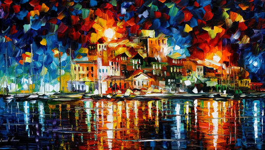 Leonid Afremov Landscape Paintings: A Masterclass in Color and Emotion - Leonid Afremov by Leonid Afremov