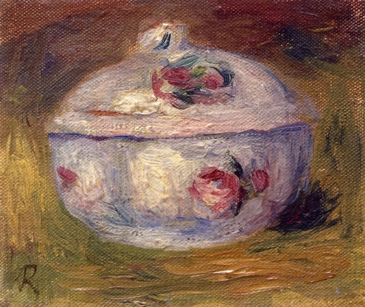Les Parapluies de Renoir: A Masterpiece of Impressionist Narrative - Sugar Bowl by Pierre-Auguste Renoir