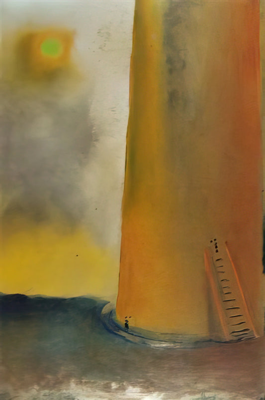 Lincoln in Dalivision Print: A Surrealist Masterpiece of Historical Reimagining - TOWER 1 by Salvador Dali