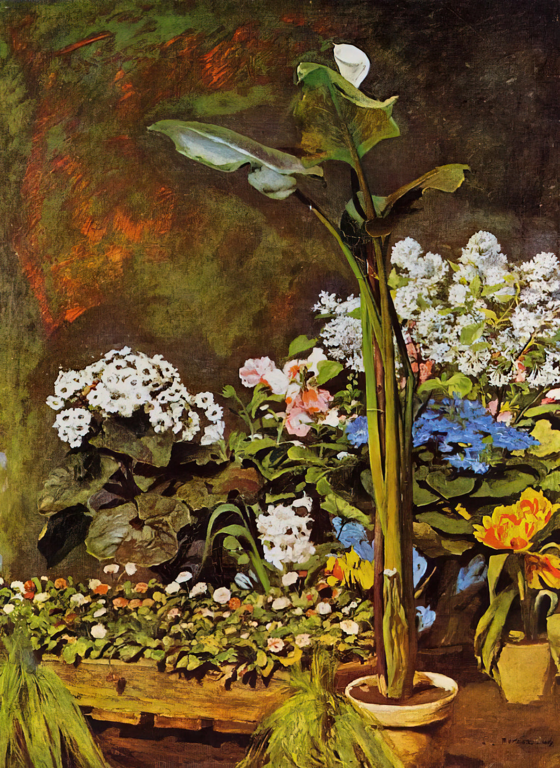 Luncheon of the Boating Party Framed Print: A Guide to Renoir's Masterpiece for Collectors - Arum and Conservatory Plants by Pierre-Auguste Renoir
