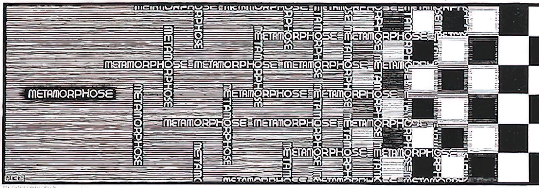 M.C. Escher Framed: A Collector's Guide to Displaying Impossible Worlds - METAMORPHOSIS II EXCERPT 1 by MC Escher