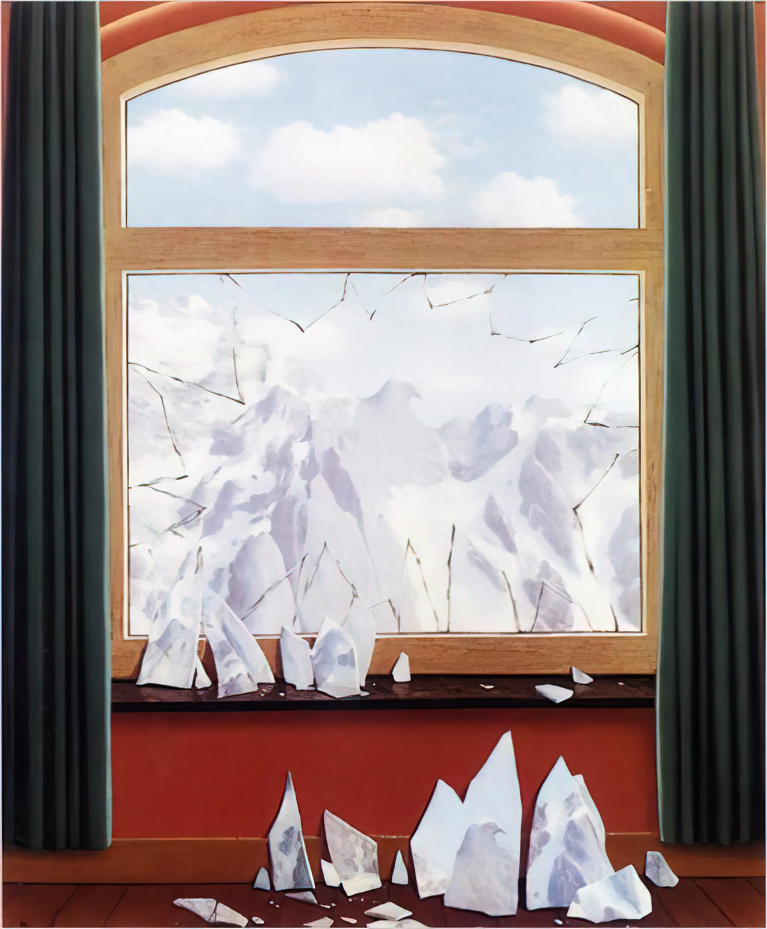 Magritte Day and Night: A Surrealist Exploration of Duality and Perception - THE DOMAIN OF ARNHEIM 1949 by Rene Magritte
