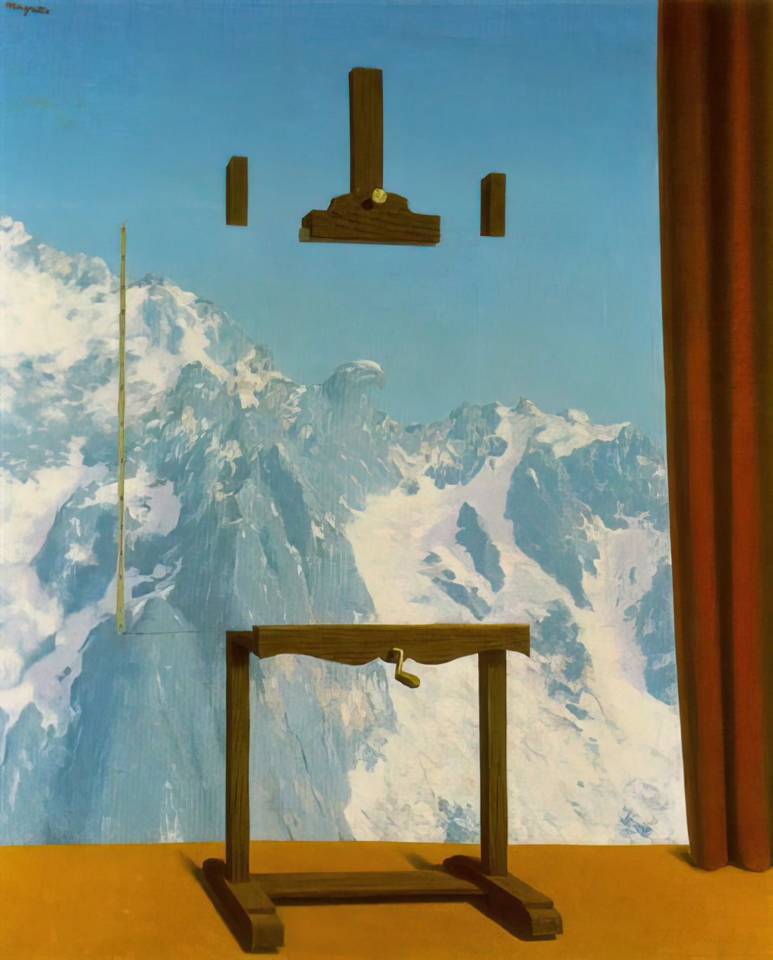 Magritte Vache Paintings: The Surrealist's Provocative Departure into Fauvism - CALL OF PEAKS 1943 by Rene Magritte
