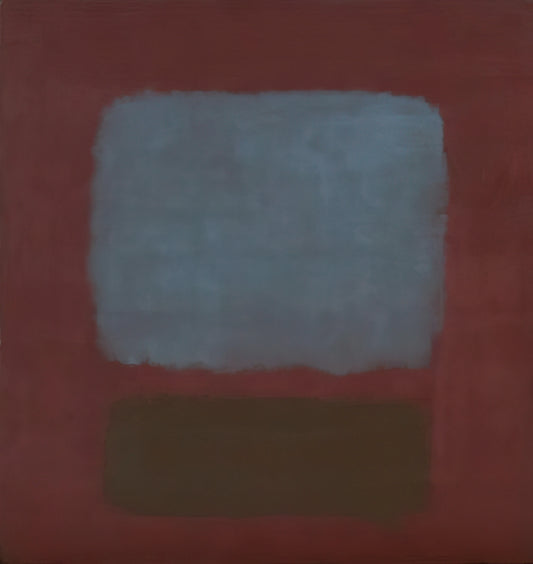 Mark Rothko Abstract: The Sublime Power of Color and Form - No. 37No. 19 Slate Blue and Brown on Plum - 1958 by Mark Rothko