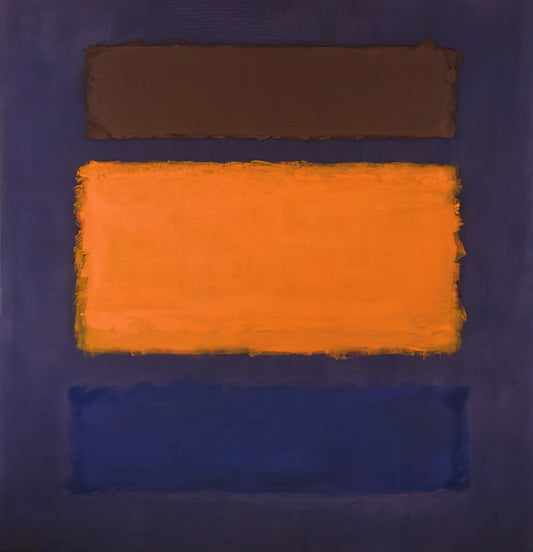 Mark Rothko Canvas Reproductions: A Guide to Owning the Sublime - Brown, Orange, Blue on Maroon - c.1963  United States by Mark Rothko