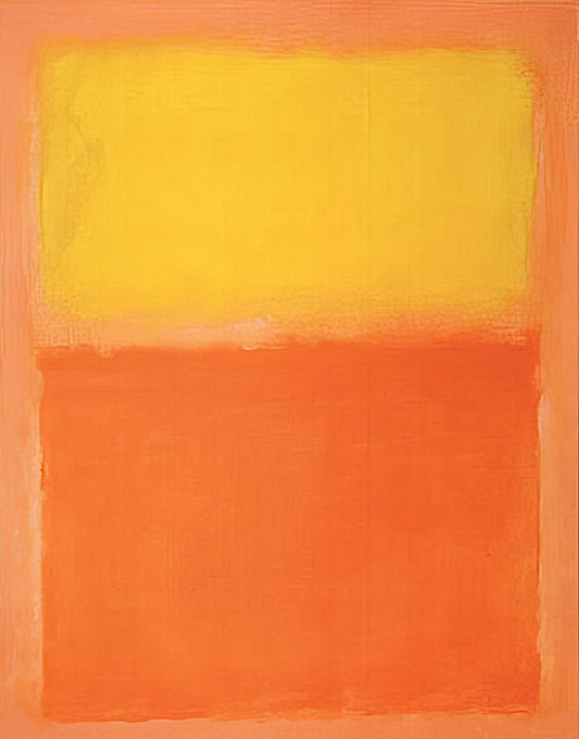 Mark Rothko Reproduction: A Guide to Authentic Museum-Quality Art Prints - Orange and Yellow - 1956 by Mark Rothko