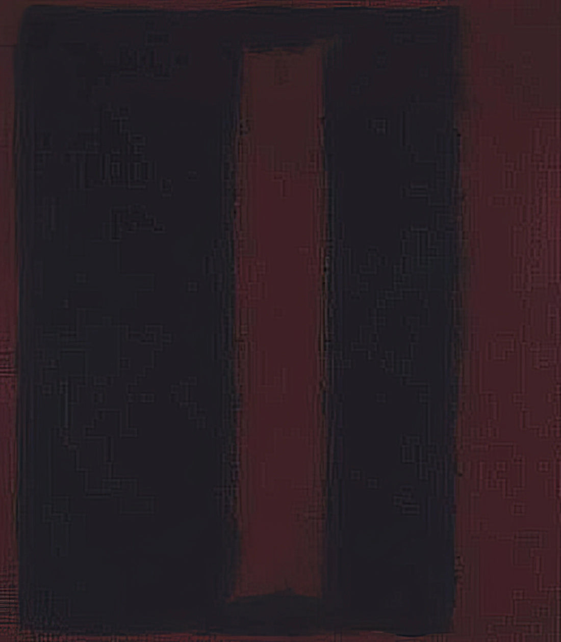 Mark Rothko Untitled 1968: A Final Meditation on Color and Emotion - Black on Maroon - 1959 by Mark Rothko